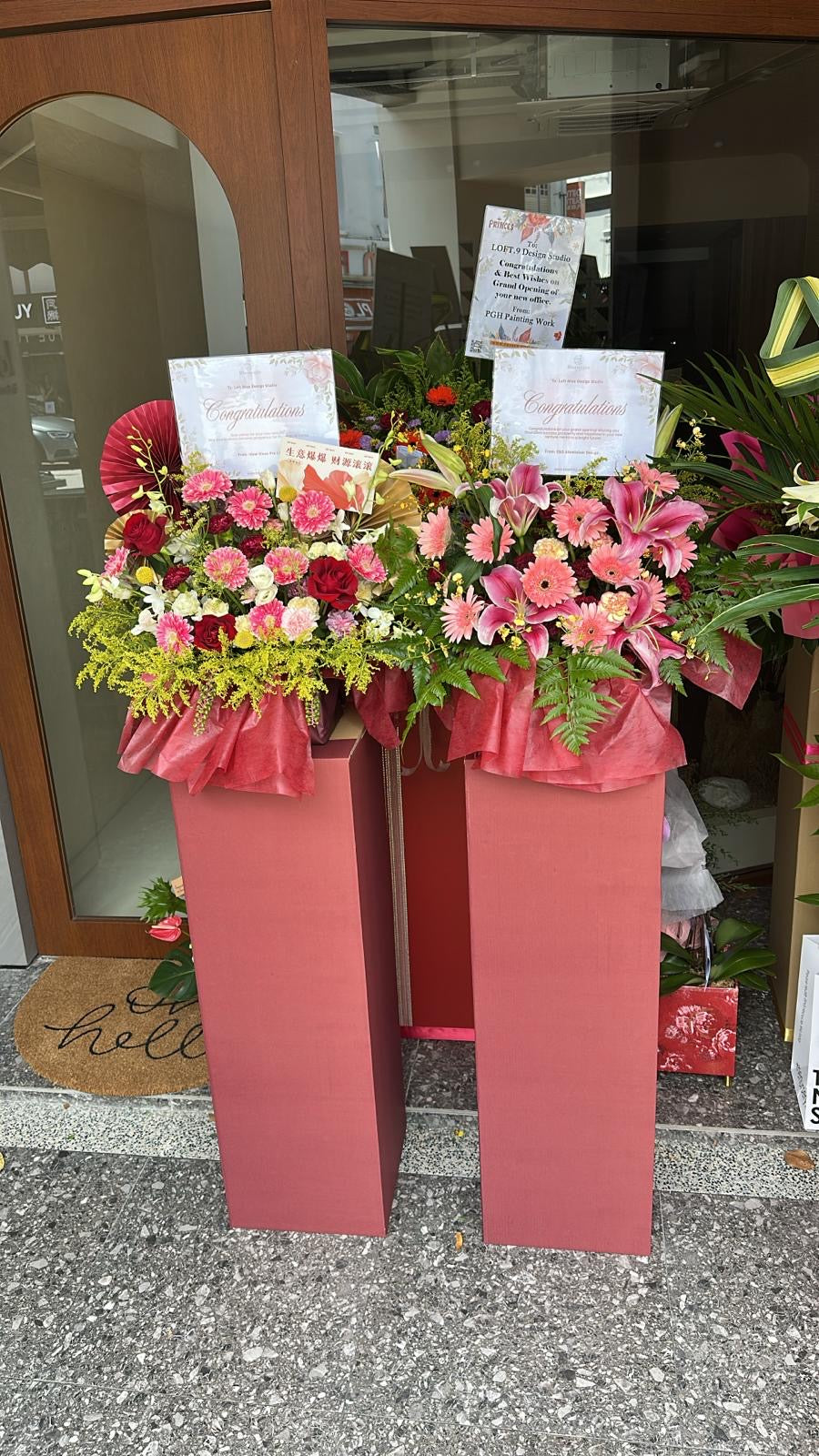 Grand Opening Box Stand - Flourishing Success