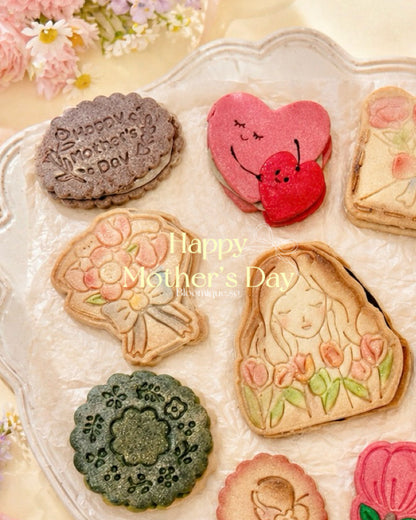 Sweet Blossom Bouquet & Cookie Gift Set | Mother's Day Special ~