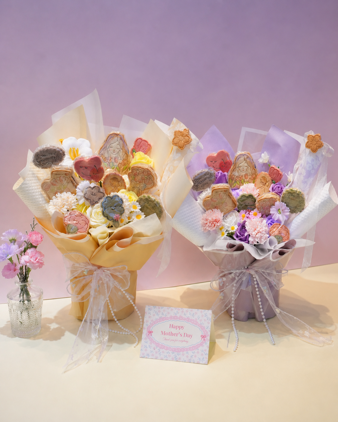 Soap Flower & Cookie Bouquet | Mother’s Day Special~