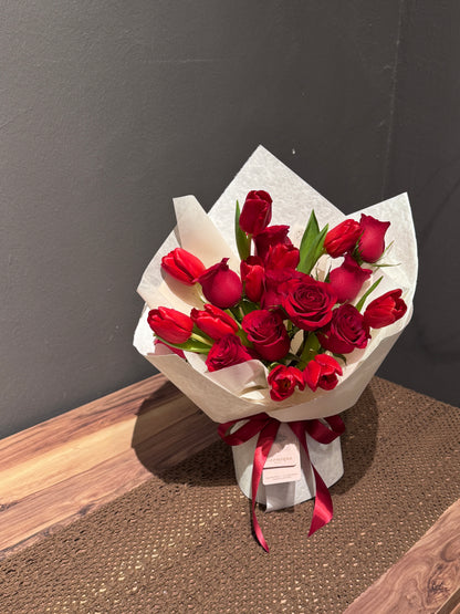 VD26 - Crimson Harmony Bouquet