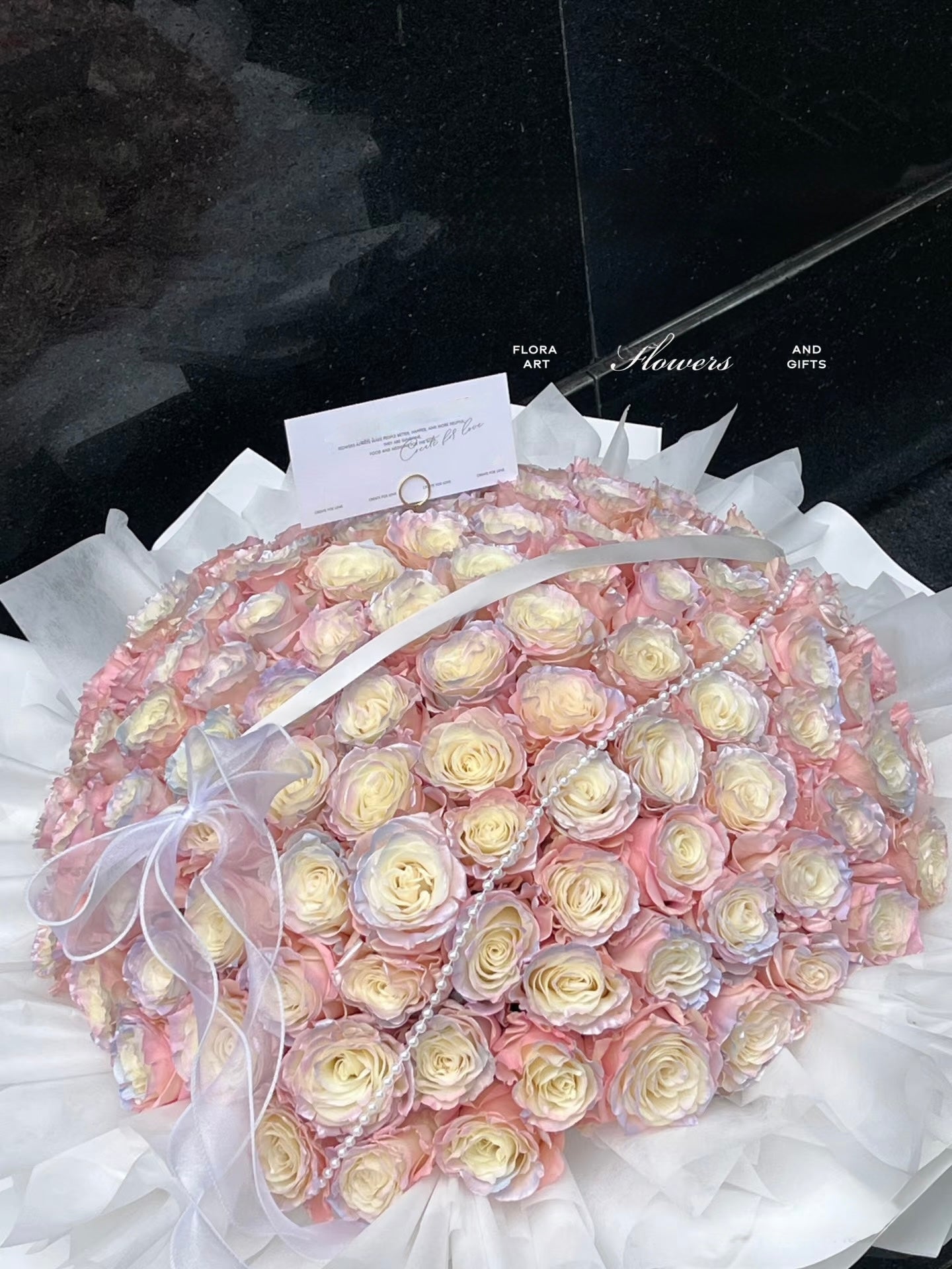 VD26 - Ecuador Aurora Borealis Grand Ballerina Arrangement