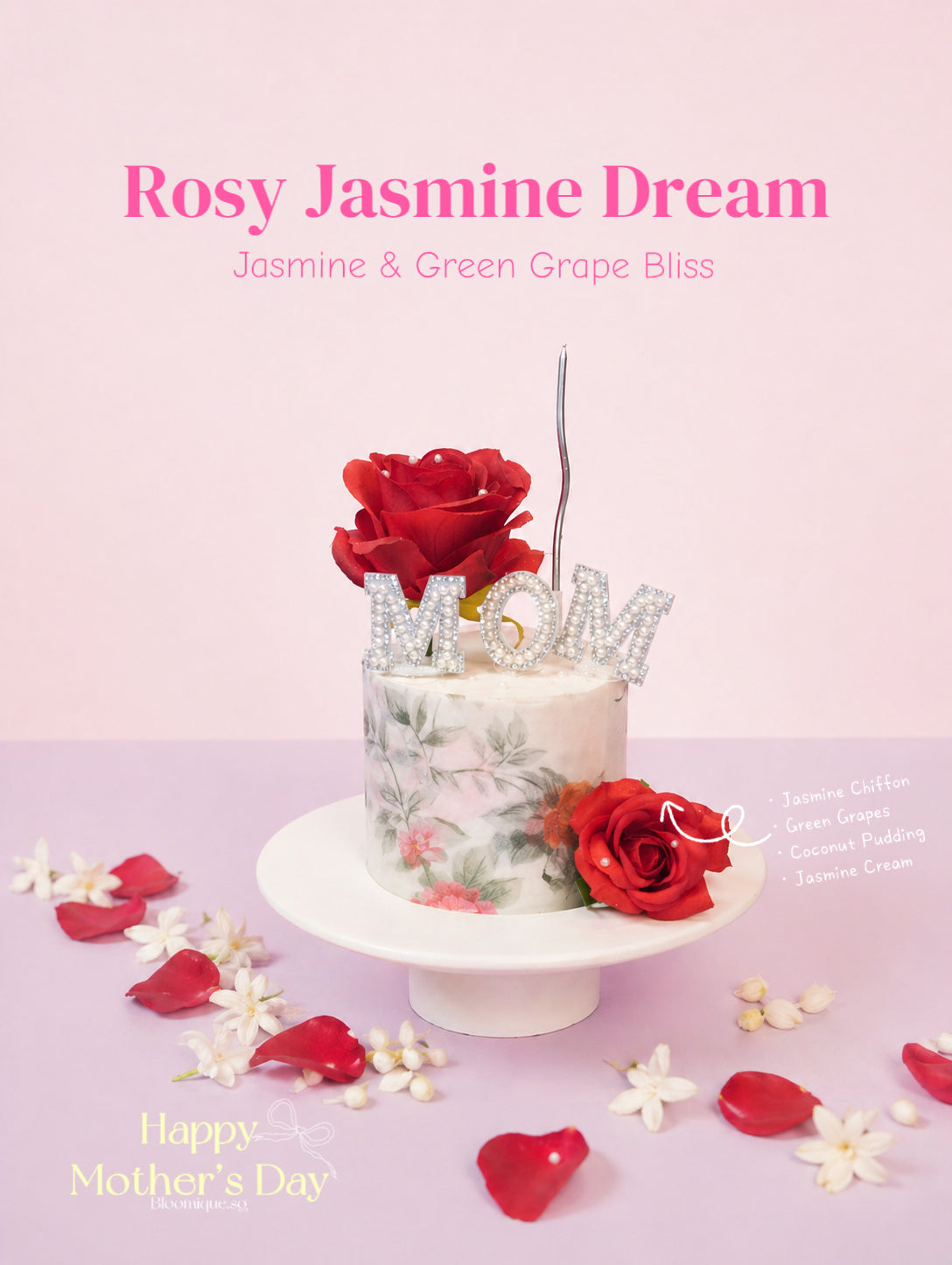Dopamine Bloom & Cake Set | Mother's Day Special ~